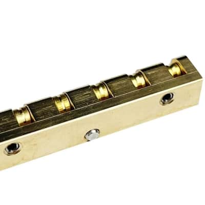 Wilkinson Bell LP Brass Roller Adjustable Nut Brass for Les Pauls, SG's, Acoustics and Similar image 5