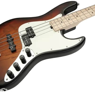 Sadowsky MetroLine 21-Fret Vintage P/J Bass-Swamp Ash Body-4 String-Almond Sunburst Transparent Satin image 1