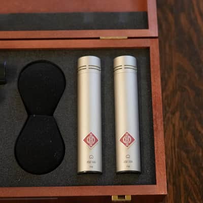 Neumann KM 184 Small Diaphragm Cardioid Condenser Microphone Matched Stereo Pair 1993 - Present - Nickel image 3