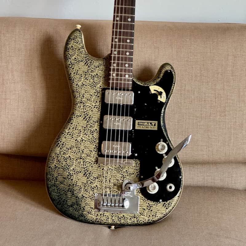 Vintage Höfner 173 Super Solid 3 "Brokat" Vinyl German Solidbody