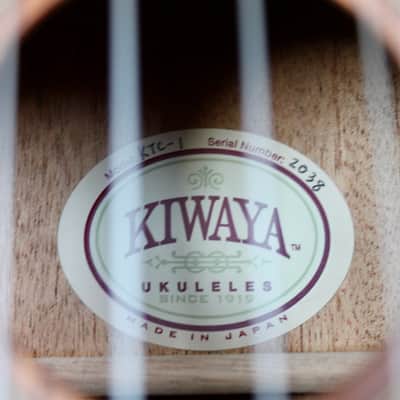 Kiwaya KTC-1 Artist Series Mahogany Concert Ukulele Made In Japan Martin Ukulele image 13