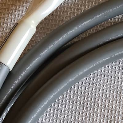 Monster Cable m1.4s biwire pair speaker cable 15ft w/ free banana plugs image 6