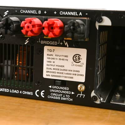Electro-Voice (EV) TG-7 Tour-Grade Stereo Power Amplifier CG01YCC image 10