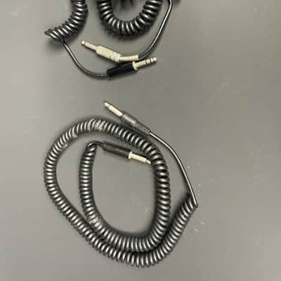 Vintage Belden & Switchcraft Coiled Guitar Cables Pair – 1/4" Instrument Cables 6' image 2
