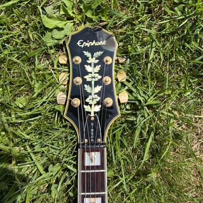 Epiphone Sheraton II 1999 MiK Samick Factory Vintage Burst RARE Oasis image 2