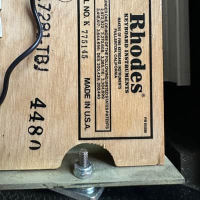 Rhodes Mark II Stage Fifty-Four 1980 imagen 3