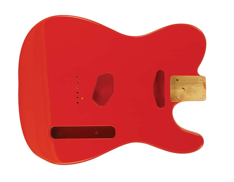 Premium Finished Telecastercaster Body, Fiesta Red, Free Shipping image 1
