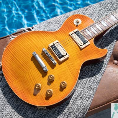 1990's Edwards (by Navigator) Limited Model '59 Les Paul Style - Single Cut with Rare Open Book  Headstock w USA Seymour Duncan Pickups - Made in Japan - Pro Set Up w Perfect Frets/Action/Intonation image 1