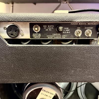 Fender 1975 Twin Reverb Silverface 2x12 Guitar Combo Serviced Nirvana Cobain image 10