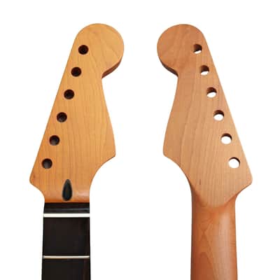 Roasted Maple Strat-Style Guitar Neck, 9.5" Radius, Rosewood Fretboard image 2