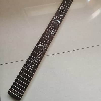 Maple Bass Guitar Neck, 24-Frets Tree of Life Inlay image 3