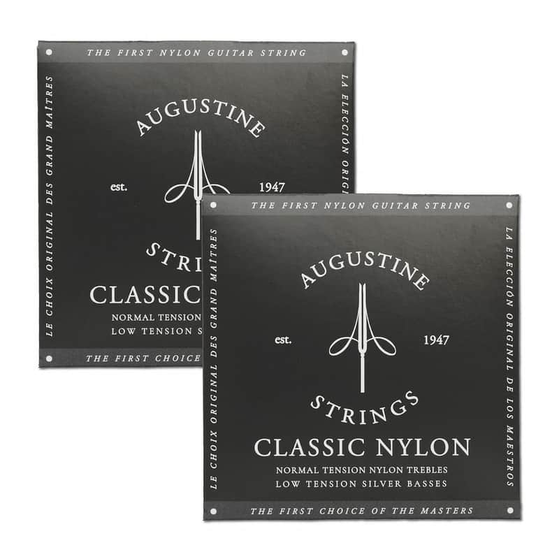 Strings Classic Black - Low Tension Classical Guitar Strings - The Original Nylon String - 2 Sets image 1