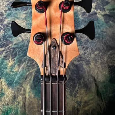 Birdsong "Sadhana" 4-String (Short Scale) 2011 - Quilted Maple image 7