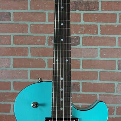 Godin Montreal Premiere HT Semi-Hollow Electric Guitar - Laguna Blue image 7
