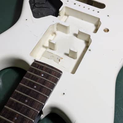 Tokai MAT Strat Husk M Series Late 80's White Glass Fiber Neck Body image 14