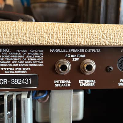 Fender Super-Sonic 22 2-Channel 22-Watt Guitar Amp Head Blonde w/ Matching Fender 2x12" Super-Sonic Cab, Footswitch & Dust Covers image 17