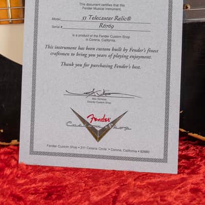 Fender 1953 Telecaster Heavy Relic Black 2007 image 22