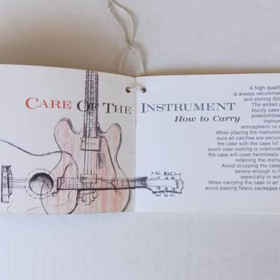 1960's Gibson Guitar Owner's Manual Case Candy image 3