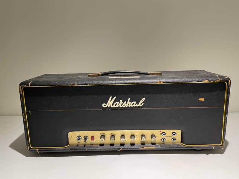 Marshall JMP 1987 2-Channel 50-Watt Guitar Amp Head 1974 - Black image 1