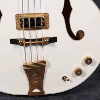 2007 Gretsch G6136LSB White Falcon Bass image 14