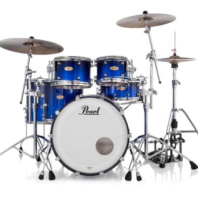 Pearl Reference One 4-Piece Shell Pack Drum Kit 22/16/12/10 Kobalt Blue Fade image 4