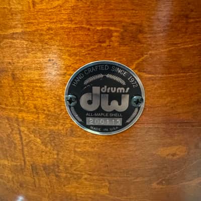DW Collector's Series 5 Piece Drum Set in Tobacco Burst w/Cases image 2