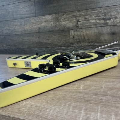 Firefly Elite Flying V Zakk Wylde Bullseye Tribute Guitar w/ 1980s Original Floyd Rose #1803 image 23