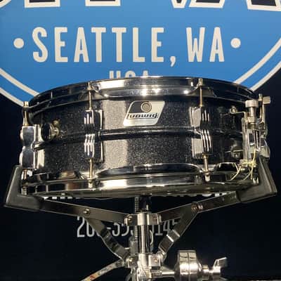 Ludwig - 5x14" Acrolite "Blackrolite" Snare Drum, 8-Lug, 1980s image 1