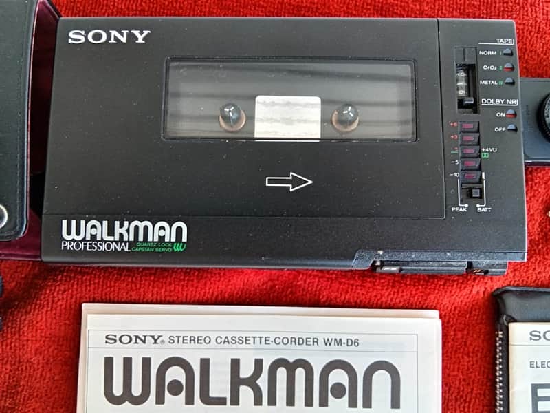 Sony WM-D6 Professional Walkman Portable Stereo Cassette Recorder image 1