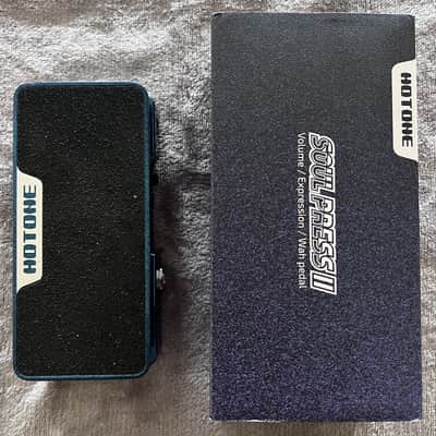 Hotone Soul Press II Volume / Expression / Wah Pedal 2021 - Present - Blue Sparkle image 1