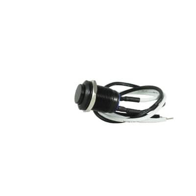 Tesi IDO 12MM Momentary Black Metal Guitar Kill Switch for Fender Strat, Les Paul, Ibanez-No Battery