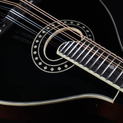 Eastman MD404-BK, Oval Hole, A-Style, Black - NEW image 9