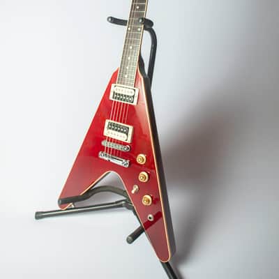Gibson Flying V Trad Pro 2011 - Trans Cherry Apex Predator image 3