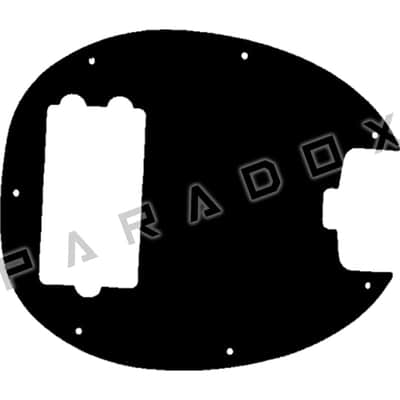 Custom Pickguard For 2020 - 2024 Made in Indonesia Sterling Short Scale Stingray Bass - Black/Cream/Black .090" image 1
