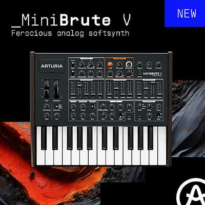 Arturia MiniBrute V Soft Synth Virtual Instrument Software