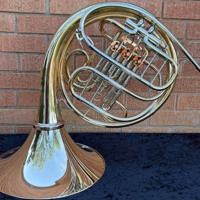 Dürk LD Clevenger with Hand-Hammered Bell - F/Bb Double French Horn - Gold Brass - Detachable Bell - Unlacquered Finish image 3