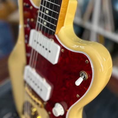 Fender Japan JM-66G/EX Jazzmaster Reissue MIJ Limited Edition – Blonde w/ Gold Hardware 1994 - Blonde image 6