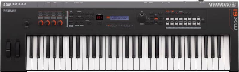 Yamaha MX61 61-Key Semi-Weighted Synthesizer - Open Box image 1