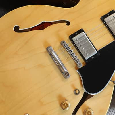 2010 Gibson Custom Shop ES-335 '58 Historic Reissue Semi-Hollow Electric Guitar Natural + COA OHSC image 5