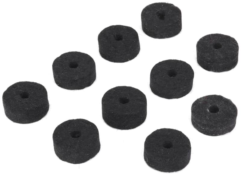 Ahead Wool Cymbal Felts - Jet Black (10-pack) (3-pack) Bundle Bild 1