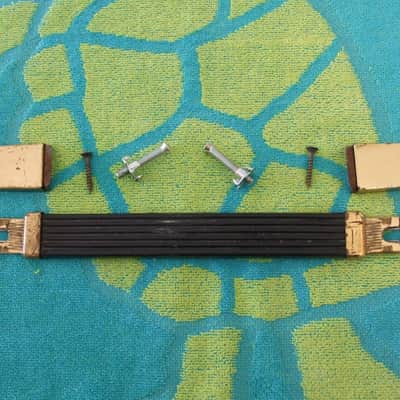 Marshall vintage amp amplifier handle for plexi 66-71 - gold big box ZCD image 1