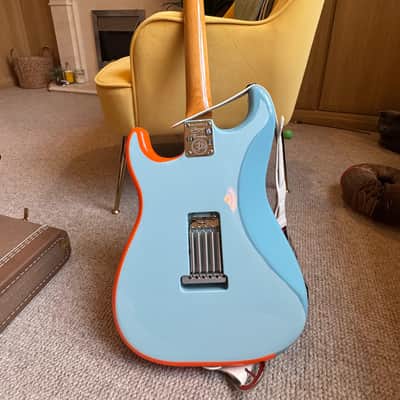 Fender Artist Series George Harrison Rocky Stratocaster 2022 - Sonic Blue / Custom Art image 7