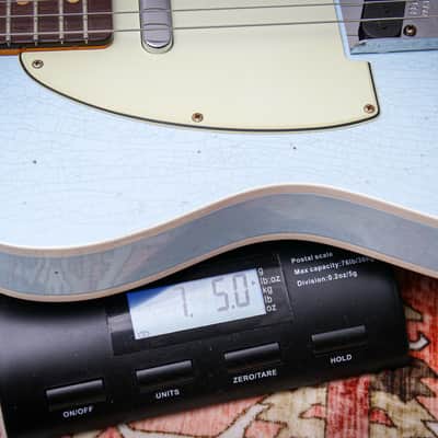 FENDER USA Custom Shop 60's Flamethrower Telecaster Custom Jrny Relic "Sonic Blue" (2025) image 25