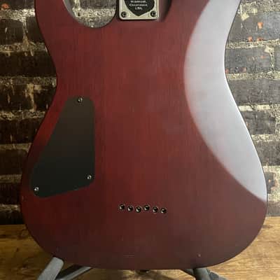 Schecter Omen-6 - Walnut Satin (USED) image 3