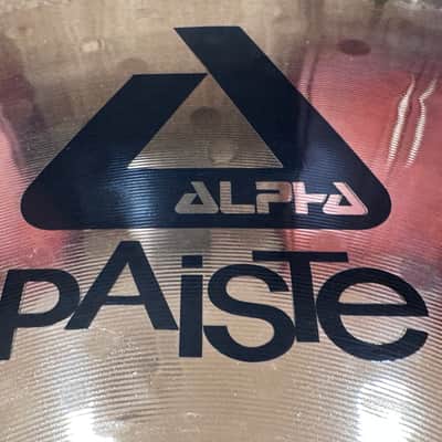 )))Paiste 20" Alpha Rock Ride Cymbal 2010 - 2016 - Brilliant In Mint Condition((( image 2