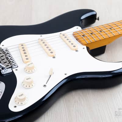 1988 Fender Stratocaster ‘57 Vintage Reissue ST57-55 Black w/ Hangtag, Japan MIJ Fujigen image 6