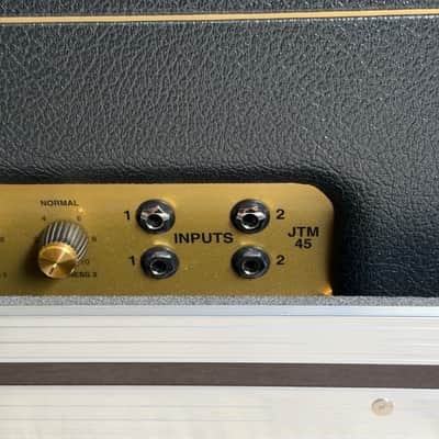 Marshall 2245 JTM45 MK II Reissue 2-Channel 30-Watt Guitar Amp Head 1989 - Present - Black image 6