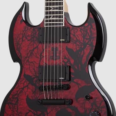 Wylde Audio Barbarian Blood Raven 6-String Electric Guitar image 1