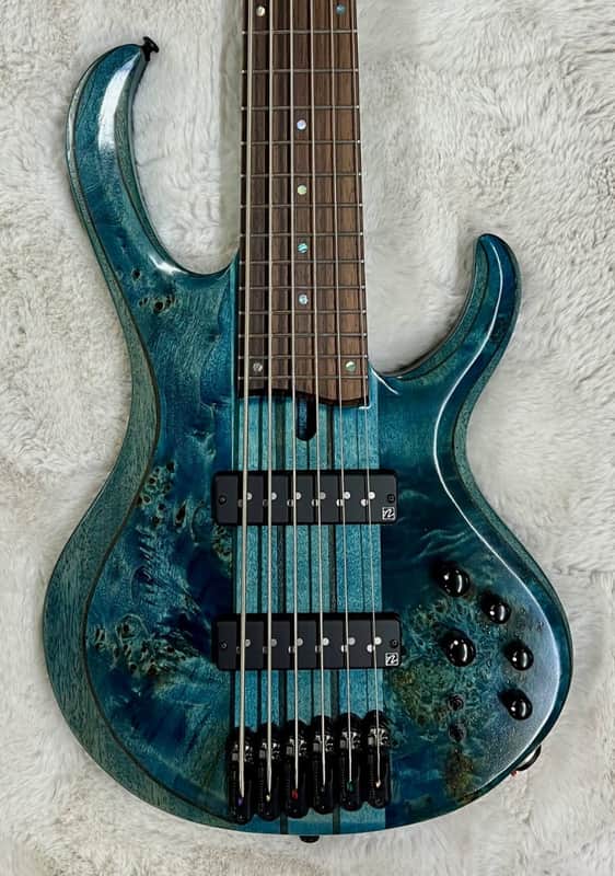 Mint Ibanez BTB946 COL 6-String Electric Bass Guitar, Cosmic Blue Low Gloss Finish image 1