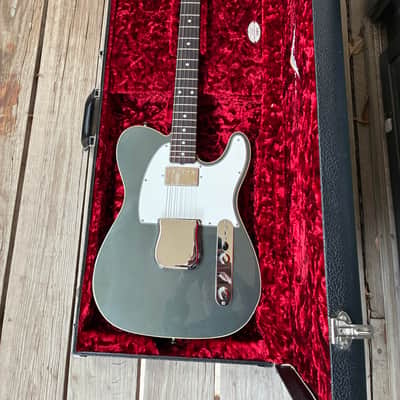 Fender Custom shop American telecaster charcoal gray HS H S With case custom shop image 5